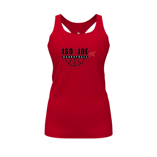 [FT0TRBRD-FYS-LOGO2] Decker Racerback Tank Top (Female Youth S, Red, Logo 2)
