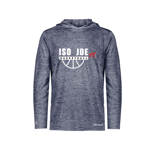 [FOLHCGNV-YS-LOGO1] Decker Youth Charge Hoodie (Youth S, Navy, Logo 1)