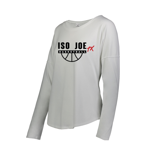 [FTLCUBWH-FAS-LOGO2] Decker Women's Tri-Blend T-Shirt - Long Sleeve (Female Adult S, White, Logo 2)