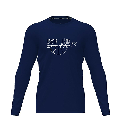 [FTLCDFNV-YXS-LOGO2] Dri Fit Performance T-Shirt (Youth XS, Navy, Logo 2, Long Sleeve)