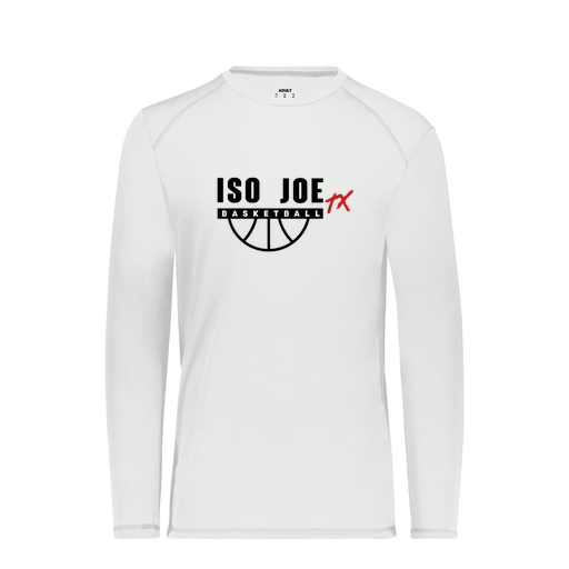 [6845.005.S-LOGO2] Men's SoftTouch Long Sleeve (Adult S, White, Logo 2)