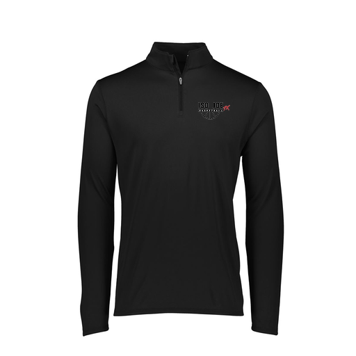 [2787.080.XS-LOGO2] Ladies Dri Fit 1/4 Zip Shirt (Female Adult XS, Black, Logo 2)