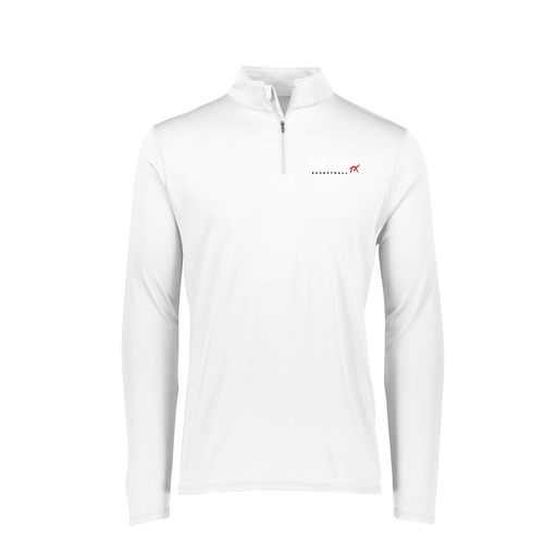 [2787.005.XS-LOGO1] Ladies Dri Fit 1/4 Zip Shirt (Female Adult XS, White, Logo 1)