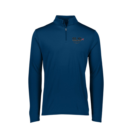 [FTLQFLNV-FAXS-LOGO2] Decker Women's Flex-Lite 1/4 Zip Shirt (Female Adult XS, Navy, Logo 2)