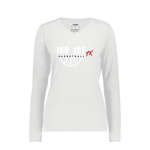 [6847.005.XS-LOGO1] Women's SoftTouch Long Sleeve (Female Adult XS, White, Logo 1)