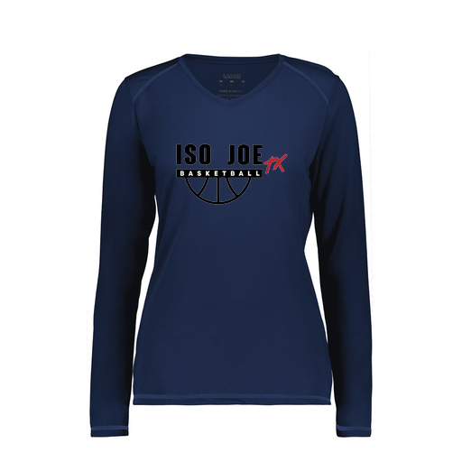 [6847.065.XS-LOGO2] Women's SoftTouch Long Sleeve (Female Adult XS, Navy, Logo 2)