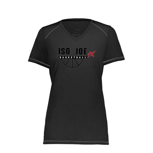 [6844.080.XS-LOGO2] Women's SoftTouch Short Sleeve (Female Adult XS, Black, Logo 2)