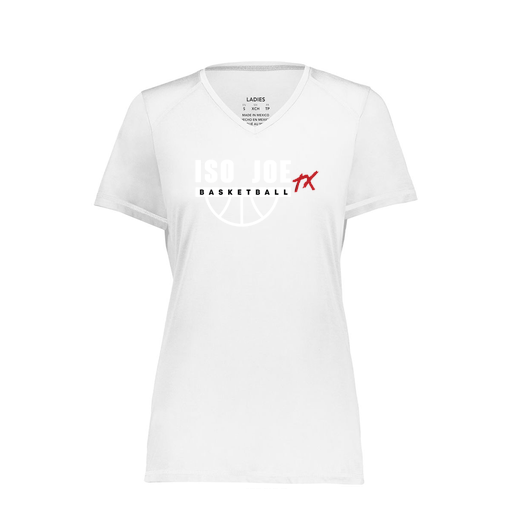[6844.005.XS-LOGO1] Women's SoftTouch Short Sleeve (Female Adult XS, White, Logo 1)