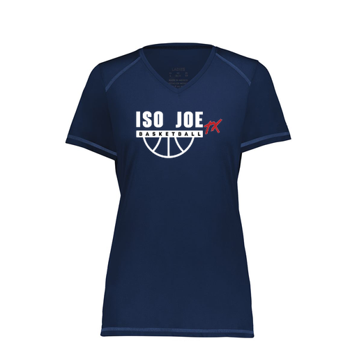 [6844.065.XS-LOGO1] Women's SoftTouch Short Sleeve (Female Adult XS, Navy, Logo 1)