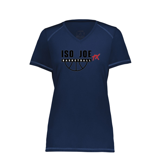 [6844.065.XS-LOGO2] Women's SoftTouch Short Sleeve (Female Adult XS, Navy, Logo 2)