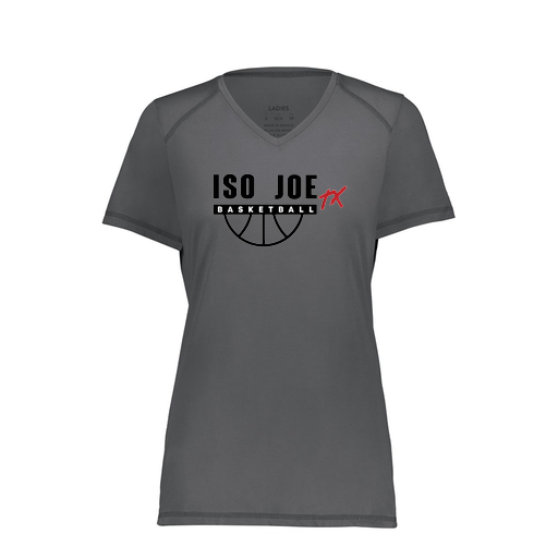 [6844.98D.XS-LOGO2] Women's SoftTouch Short Sleeve (Female Adult XS, Gray, Logo 2)