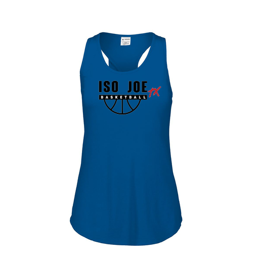 [3078.U55.S-LOGO2] Ladies Tri Blend Tank Top (Female Adult S, Royal, Logo 2)