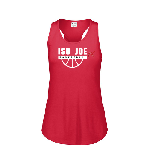 [3078.V96.S-LOGO1] Ladies Tri Blend Tank Top (Female Adult S, Red, Logo 1)