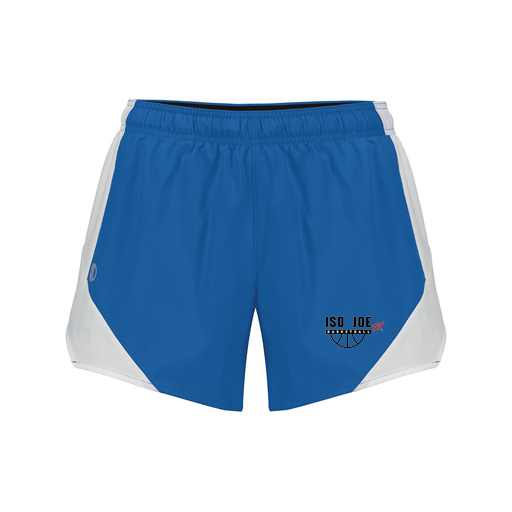 [229489.H02.S-LOGO2] Girls Olympus Shorts (Female Youth S, Royal, Logo 2)