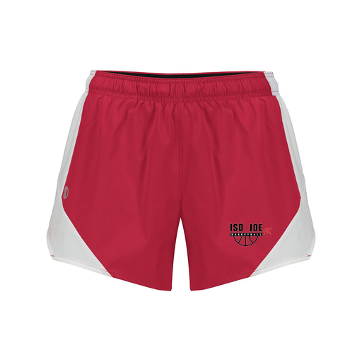 [229489.H01.S-LOGO2] Girls Olympus Shorts (Female Youth S, Red, Logo 2)