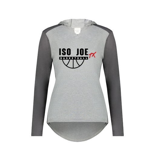 [6902.30V.XS-LOGO2] Ladies Vintage Hoodie (Female Adult XS, Gray, Logo 2)