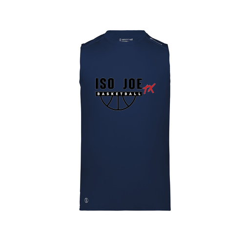 [222593.065.S-LOGO2] Men's CoolDry TankTop (Adult S, Navy, Logo 2)