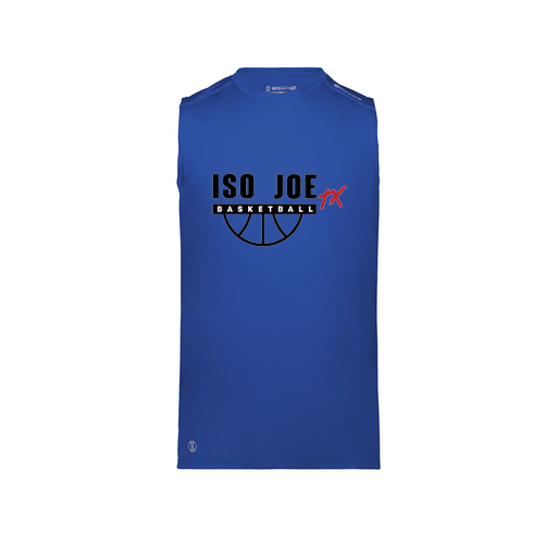 [222593.060.S-LOGO2] Men's CoolDry TankTop (Adult S, Royal, Logo 2)
