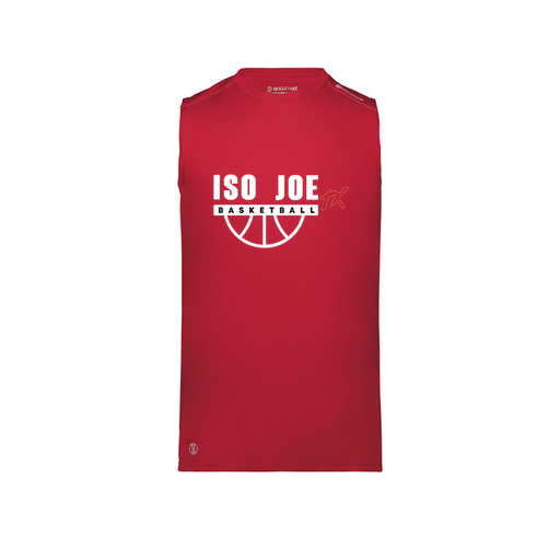 [222593.083.S-LOGO1] Men's CoolDry TankTop (Adult S, Red, Logo 1)