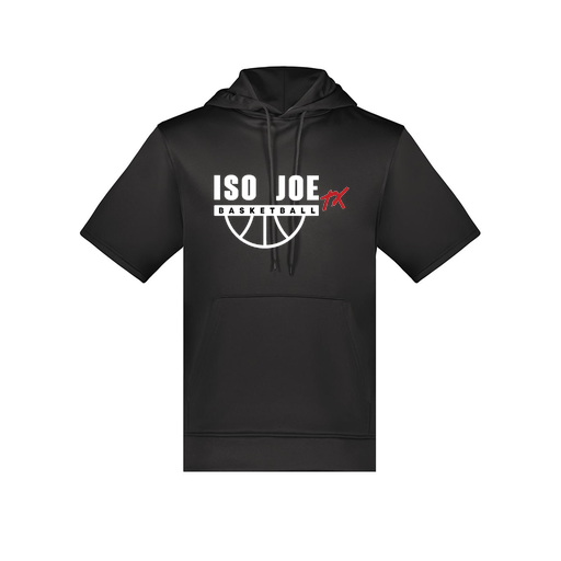 [6871.080.S-LOGO1] Men's Dri Fit Short Sleeve Hoodie (Adult S, Black, Logo 1)