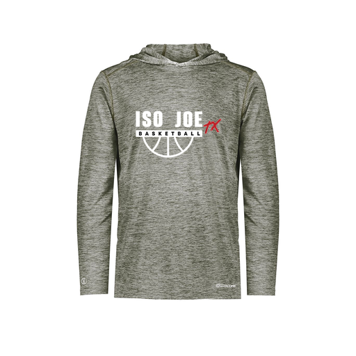 [FOLHCGGY-AS-LOGO1] Men's Charge Hoodie (Adult S, Gray, Logo 1)