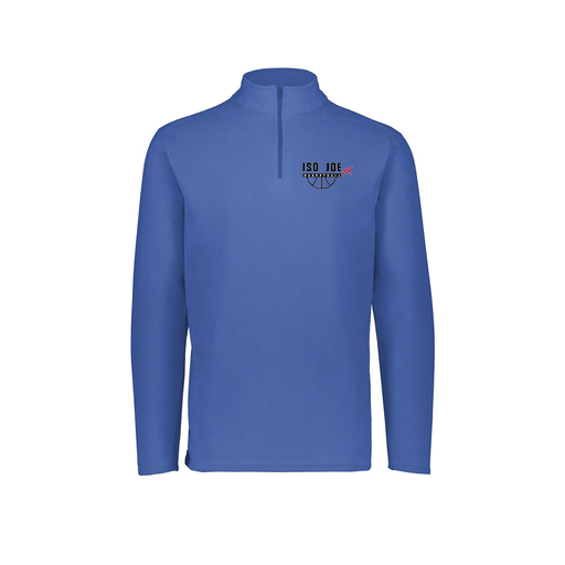 [6863.060.XS-LOGO2] Men's MicroFleece 1/4 Zip Pullover (Adult XS, Royal, Logo 2)