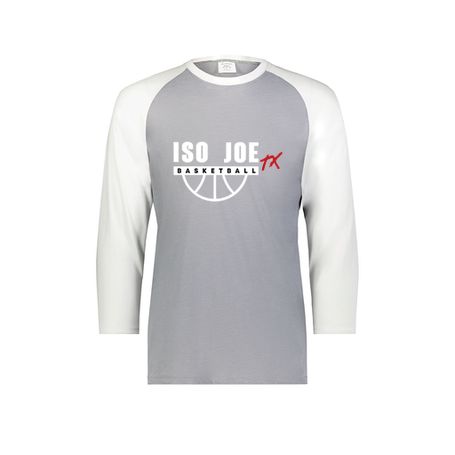 [6879.74S.S-LOGO1] Men's Vintage 3/4 Sleeve T-Shirt (Adult S, White, Logo 1)