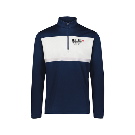 [222691.301.S-LOGO2] Youth Bold 1/4 Zip Pullover (Youth S, Navy, Logo 2)