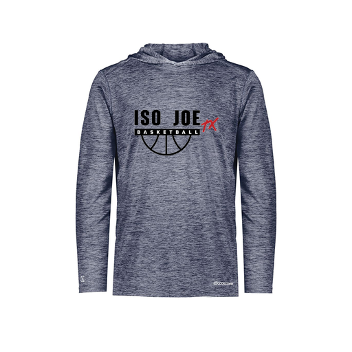 [FOLHCGNV-YS-LOGO2] Decker Youth Charge Hoodie (Youth S, Navy, Logo 2)