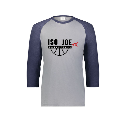 [6880.29V.S-LOGO2] Youth Vintage 3/4 T-Shirt (Youth S, Navy, Logo 2)