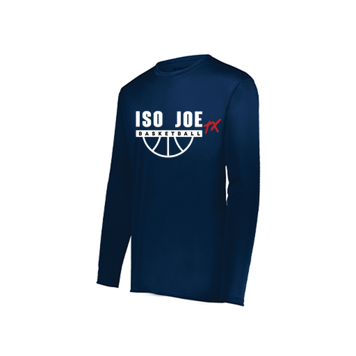 [222822.065.XS-LOGO1] Men's LS Smooth Sport Shirt (Adult XS, Navy, Logo 1)