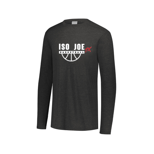 [FTLCUBBK-AXS-LOGO1] Decker Men's Tri-Blend T-Shirt - Long Sleeve (Adult XS, Black, Logo 1)