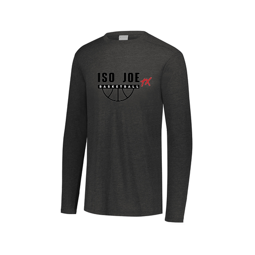 [FTLCUBBK-AXS-LOGO2] Decker Men's Tri-Blend T-Shirt - Long Sleeve (Adult XS, Black, Logo 2)