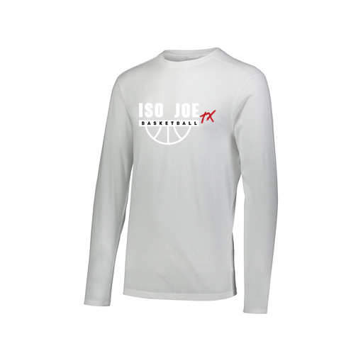 [FTLCUBWH-AXS-LOGO1] Decker Men's Tri-Blend T-Shirt - Long Sleeve (Adult XS, White, Logo 1)