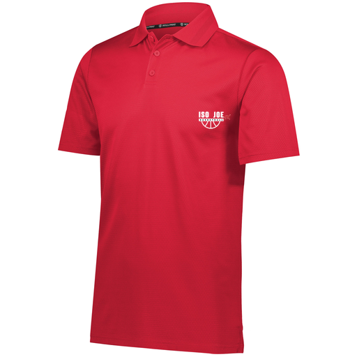 [222568.083.S-LOGO1] Men's Prism Polo (Adult S, Red, Logo 1)