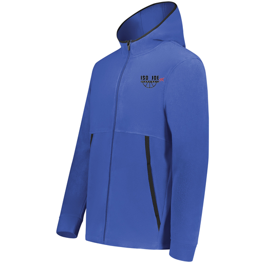 [6858.060.XS-LOGO2] Men's Chill Full Zip Fleece (Adult XS, Royal, Logo 2)