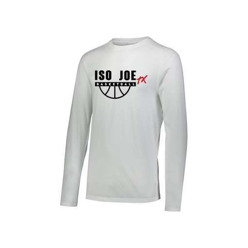 [3076.005.S-LOGO2] Youth LS Ultra-blend T-Shirt (Youth S, White, Logo 2)