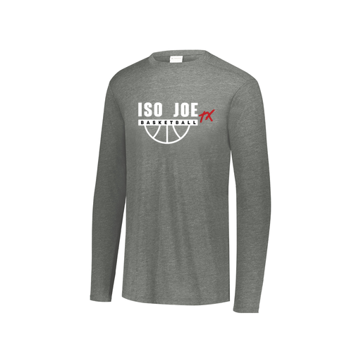 [FTLCUBGY-YS-LOGO1] Youth LS Ultra-blend T-Shirt (Youth S, Gray, Logo 1)