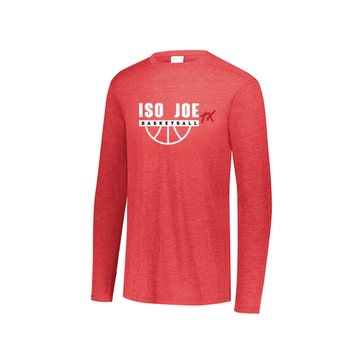 [FTLCUBRD-YS-LOGO1] Youth LS Ultra-blend T-Shirt (Youth S, Red, Logo 1)