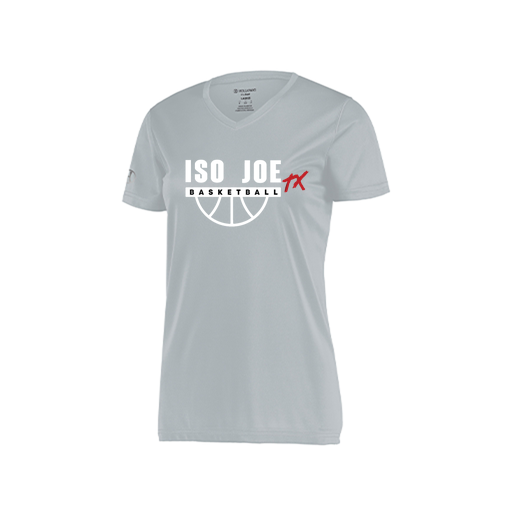 [222820.099.S-LOGO1] Ladies Movement Dri Fit Shirt (Female Adult S, Silver, Logo 1)