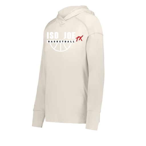 [222798-WHT-FAXS-LOGO1] Ladies Ventura Thin Knit Hoodie (Female Adult XS, White, Logo 1)