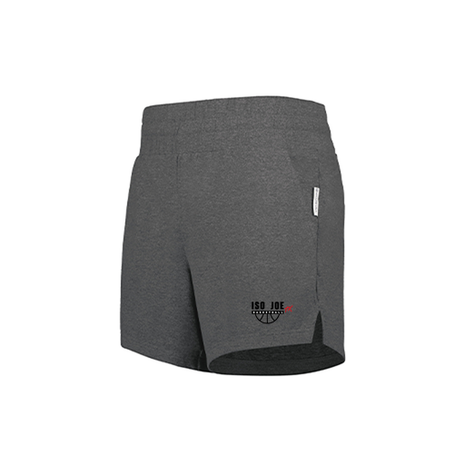 [223704.E83.XS-LOGO2] LADIES VENTURA SOFT KNIT SHORTS (Female Adult XS, Gray, Logo 2)