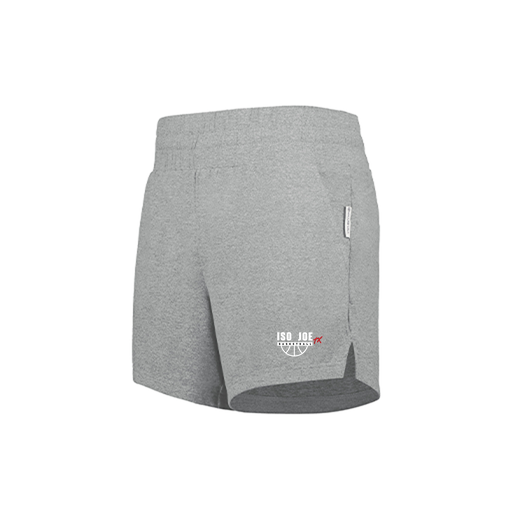 [223704.013.XS-LOGO1] LADIES VENTURA SOFT KNIT SHORTS (Female Adult XS, Silver, Logo 1)