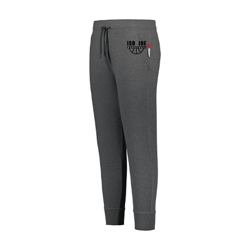 [222799.E83.XS-LOGO2] LADIES VENTURA SOFT KNIT JOGGER (Female Adult XS, Gray, Logo 2)